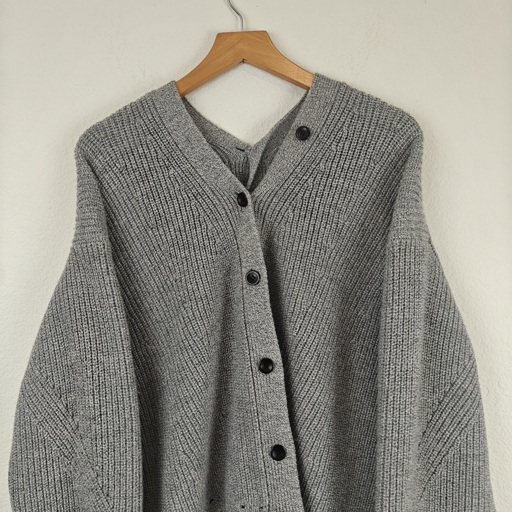Proenza Schouler White Label Double V Neck Wool Cardigan Sz LG Women's - Picture 6 of 16